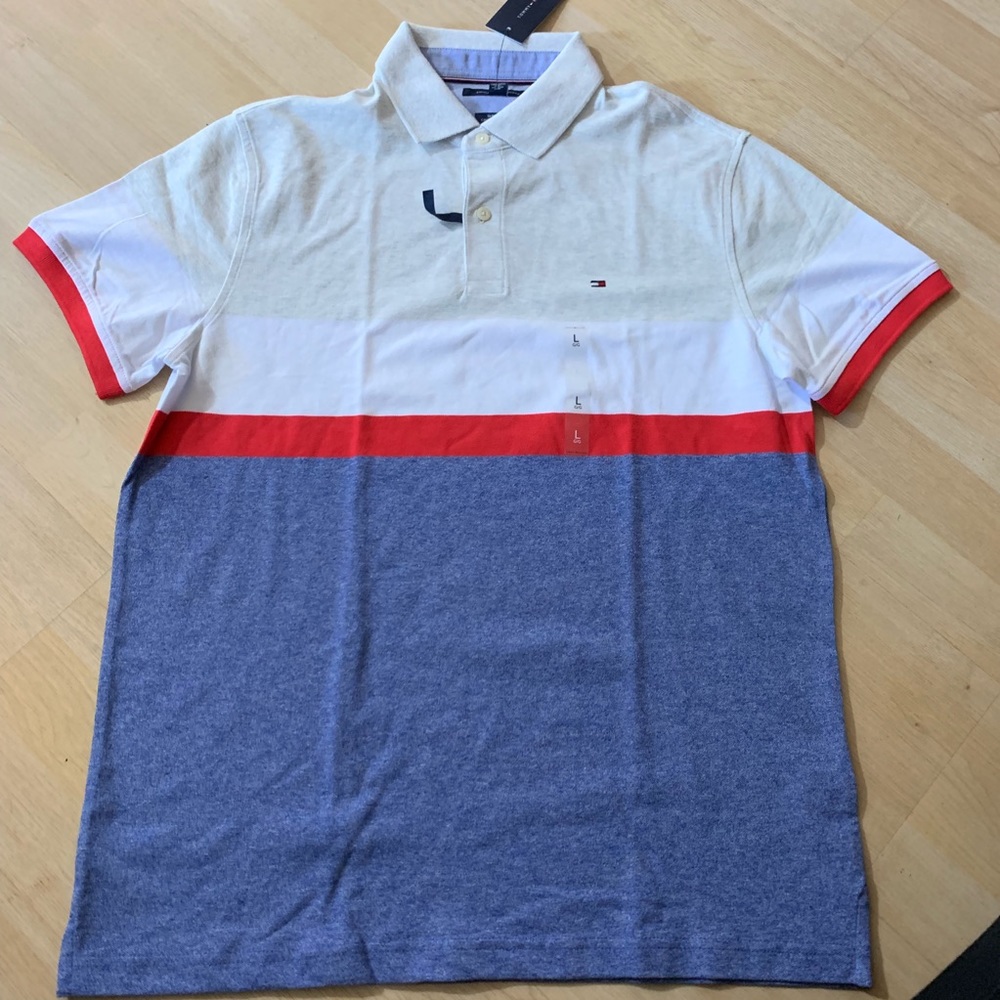 Tommy Hilfiger Color Block Polo Shirt